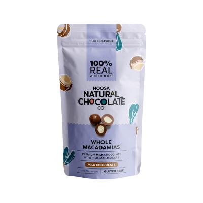 Noosa Natural Chocolate Co. Milk Chocolate Whole Macadamias 100g